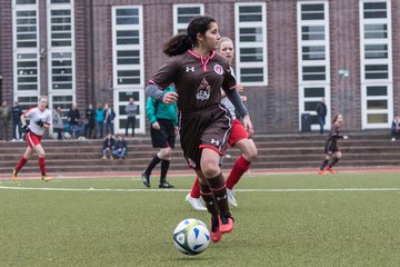 Bild 379 - B-Juniorinnen Walddoerfer - St.Pauli : Ergebnis: 4:1